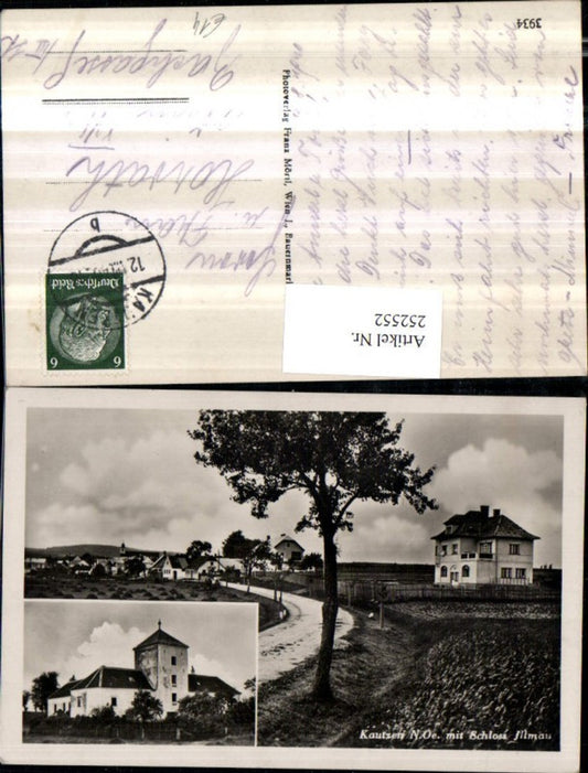 252552,Kautzen Teilansicht m. Schloss Illmau Mehrbildkarte