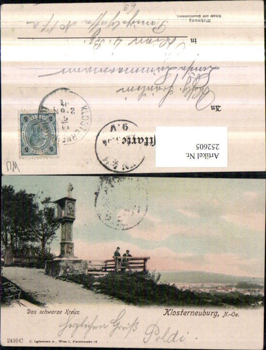 252605,Klosterneuburg Das schwarze Kreuz