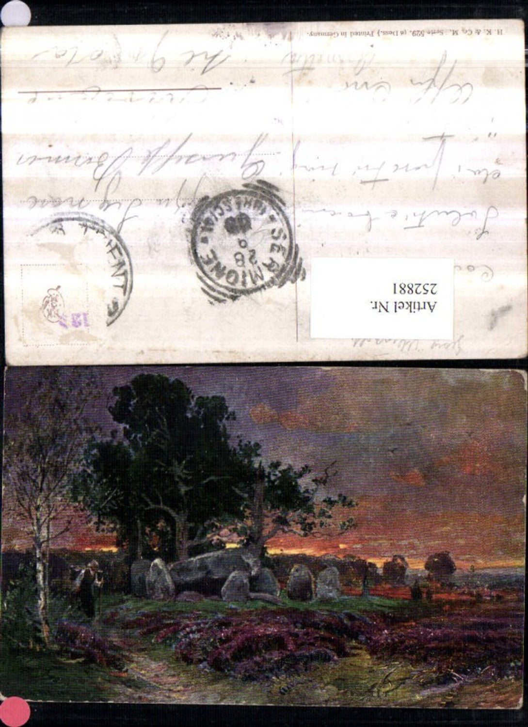 252881,Künstler AK Georg Meinzolt Landschaft