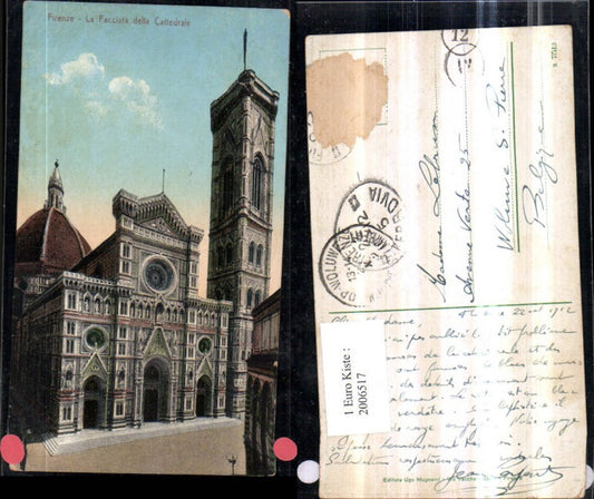 2006517,Firenze Florenz La Facciata della Cattedrale Kirche