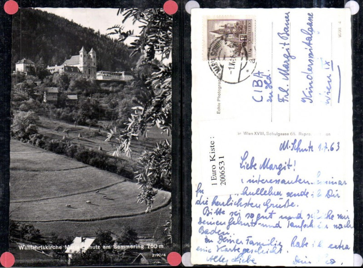 2006531,Wallfahrtskirche Kirche Maria Schutz am Semmering