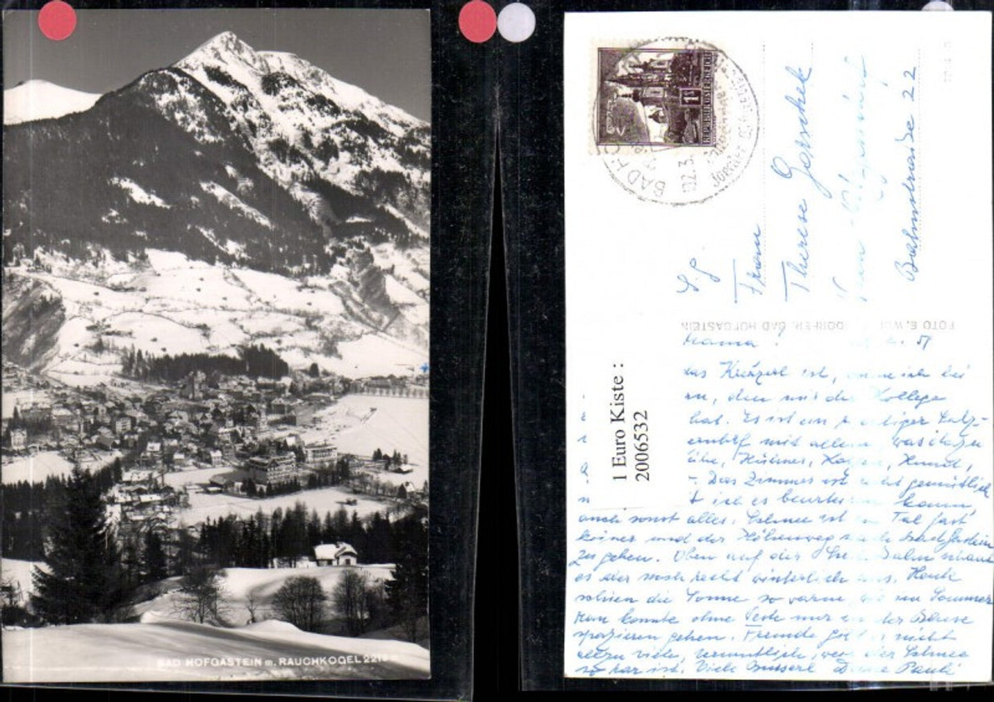 2006532,Bad Hofgastein Totale m. Rauchkogel Winterbild