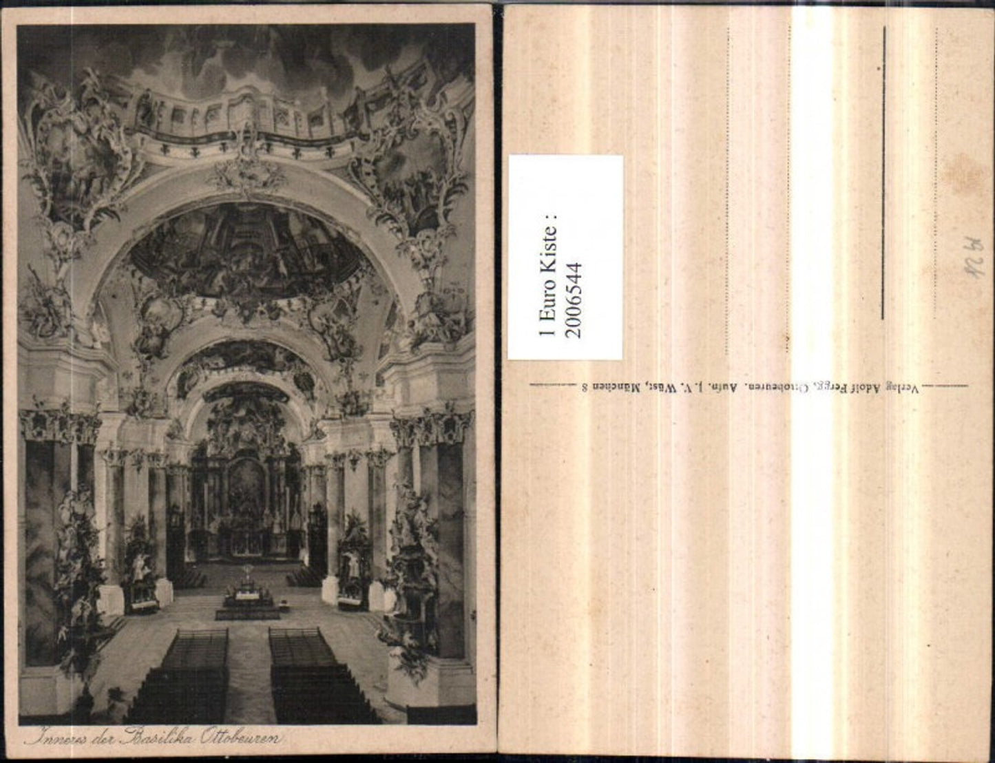 2006544,Ottobeuren Basilika Kirche Innenansicht