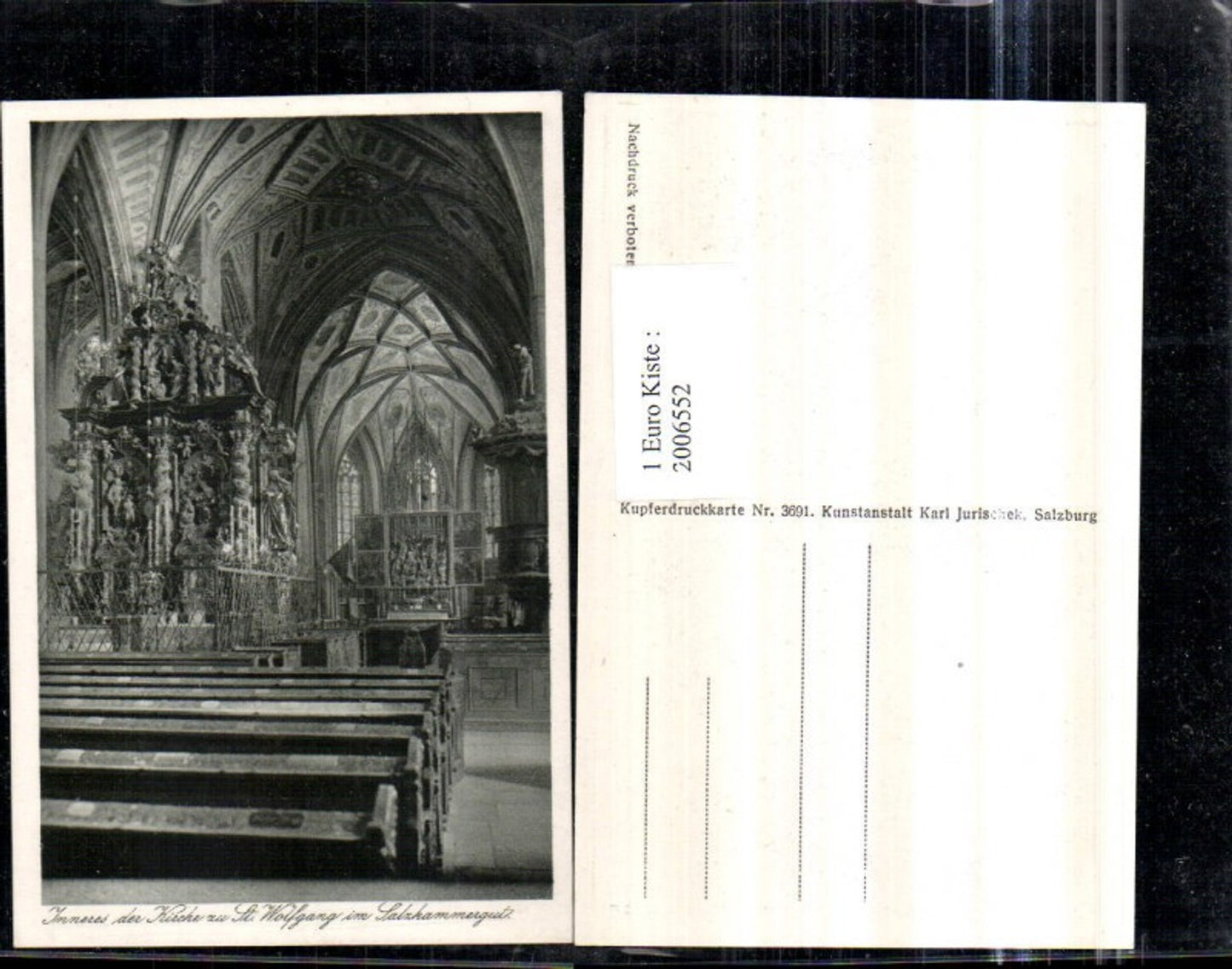 2006552,St. Wolfgang im Salzkammergut Innenansicht d. Kirche