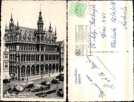 2006559,Bruxelles Brüssel Broodhuis Gebäude Rathaus