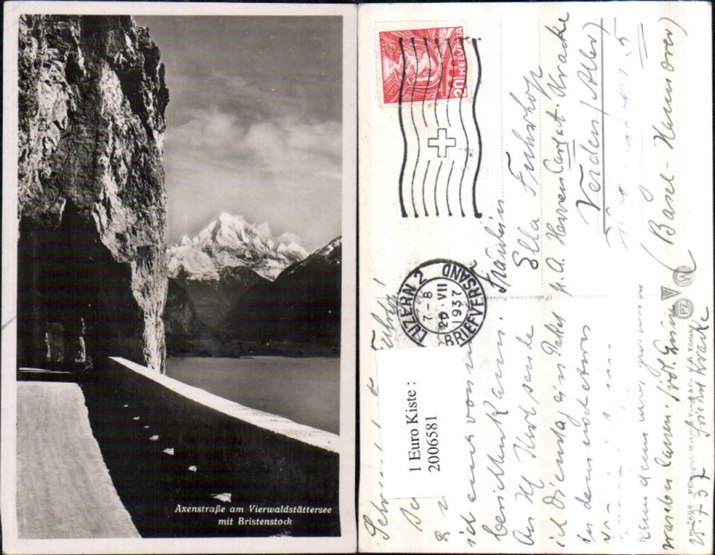 2006581,Axenstraße am Vierwaldstättersee m. Bristenstock