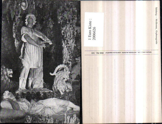2006626,Salzburg Hellbrunn Orpheusgrotte Grotte Statuen Griechisch Geige