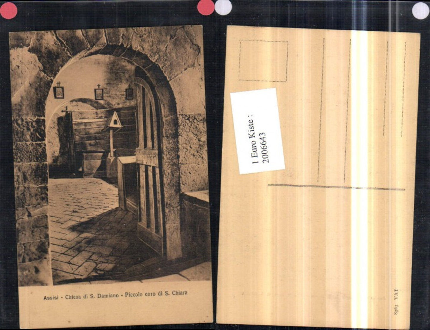 2006643,Assisi Chiesa di S. Damiano Piccolo coro di S. Chiara Kirche