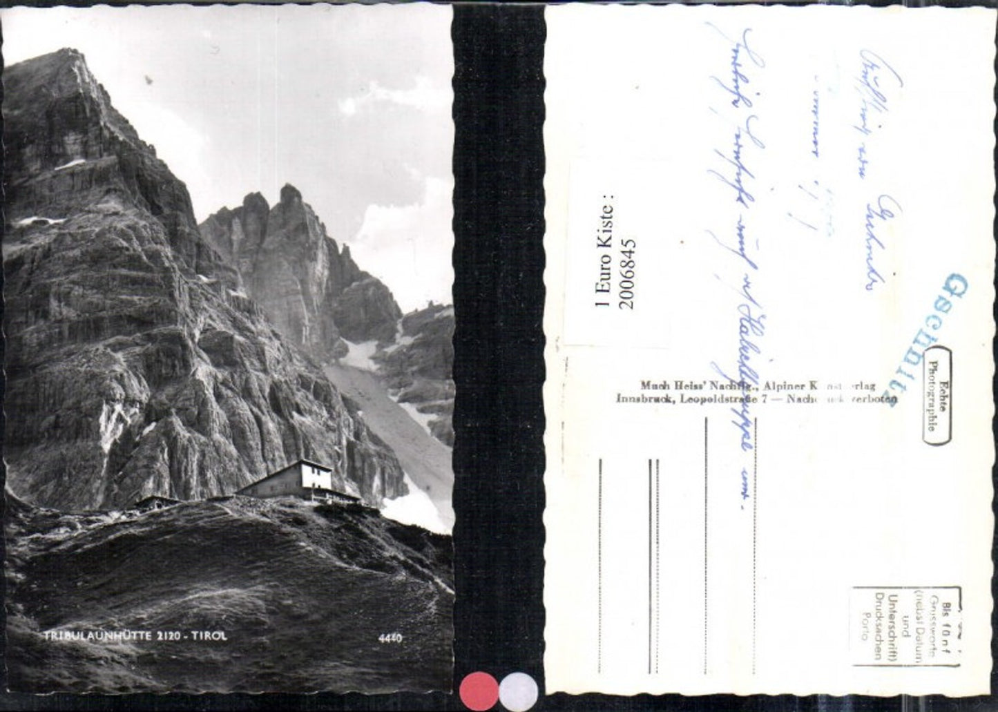 2006845,Tribulaunhütte Berghütte Bergkulisse b. Gschnitz