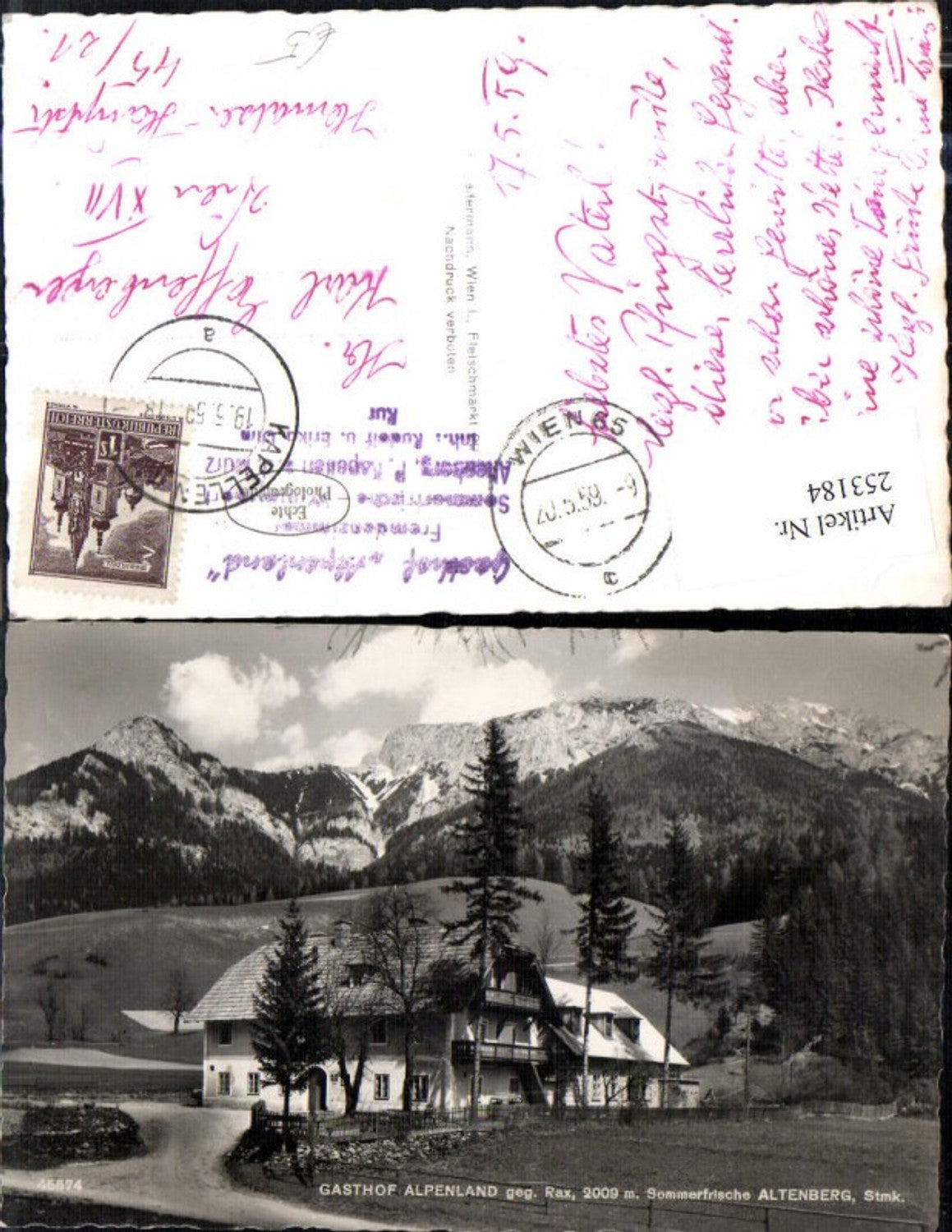 Alte Ansichtskarte – Old Postcard