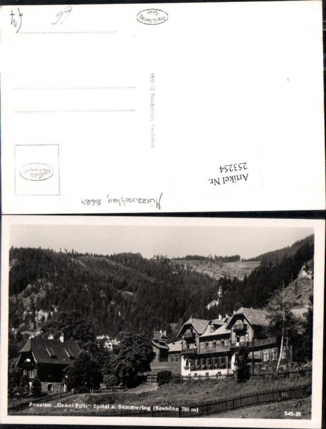 Alte Ansichtskarte – Old Postcard