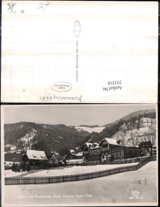 Alte Ansichtskarte – Old Postcard
