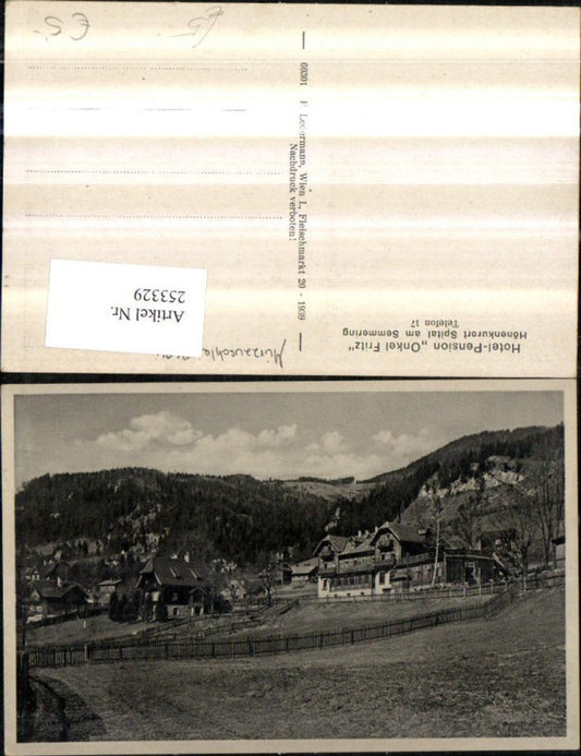 Alte Ansichtskarte – Old Postcard