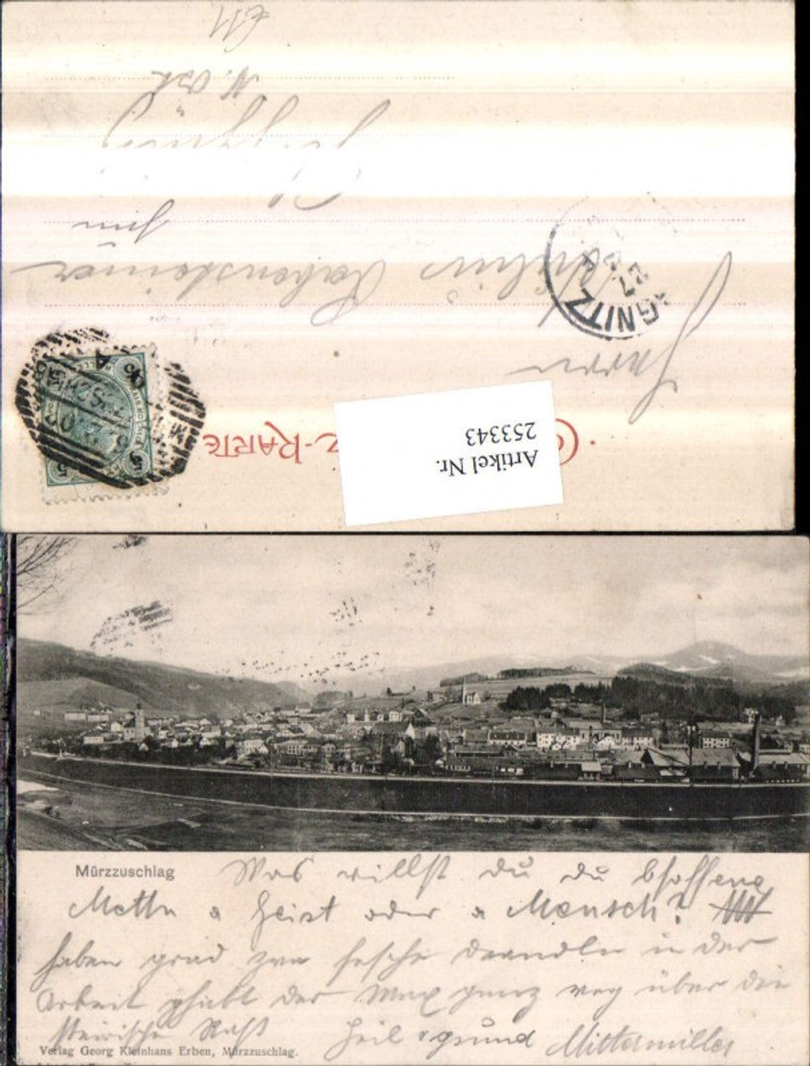 Alte Ansichtskarte – Old Postcard
