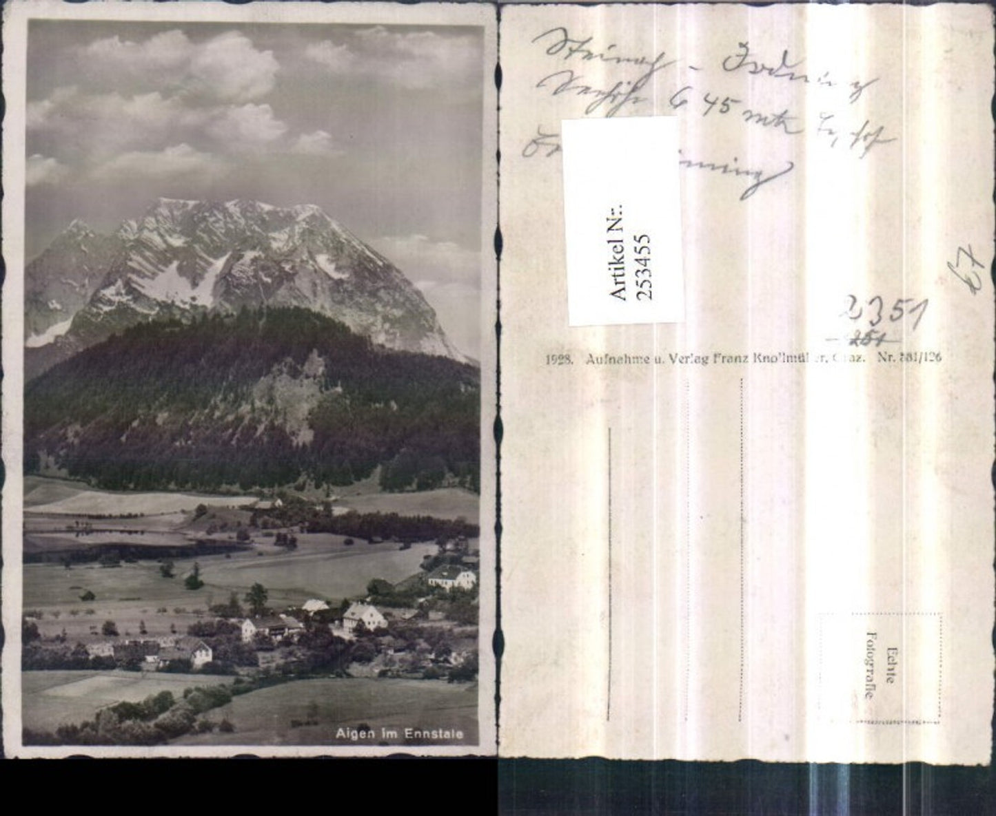 Alte Ansichtskarte – Old Postcard