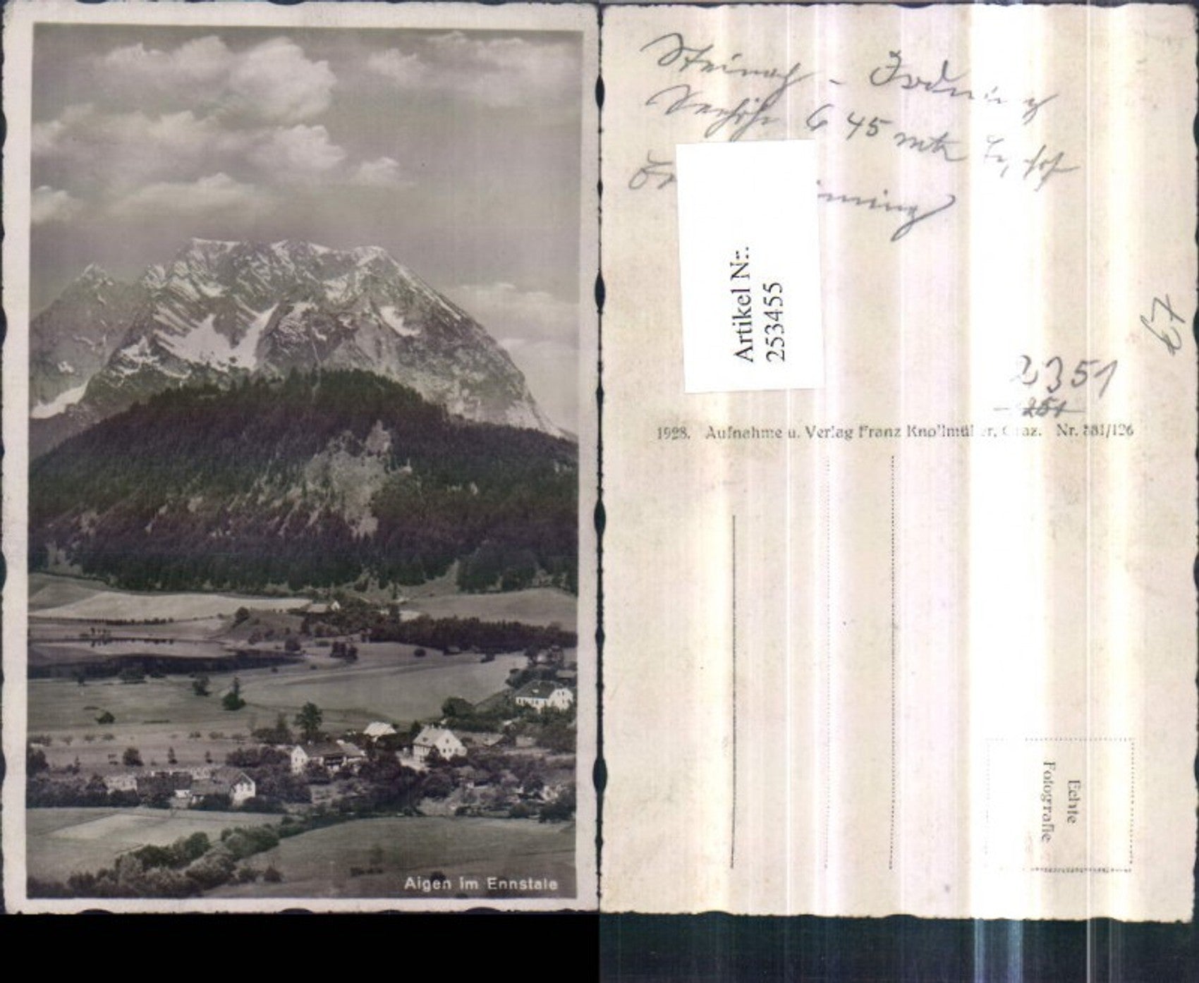 Alte Ansichtskarte – Old Postcard