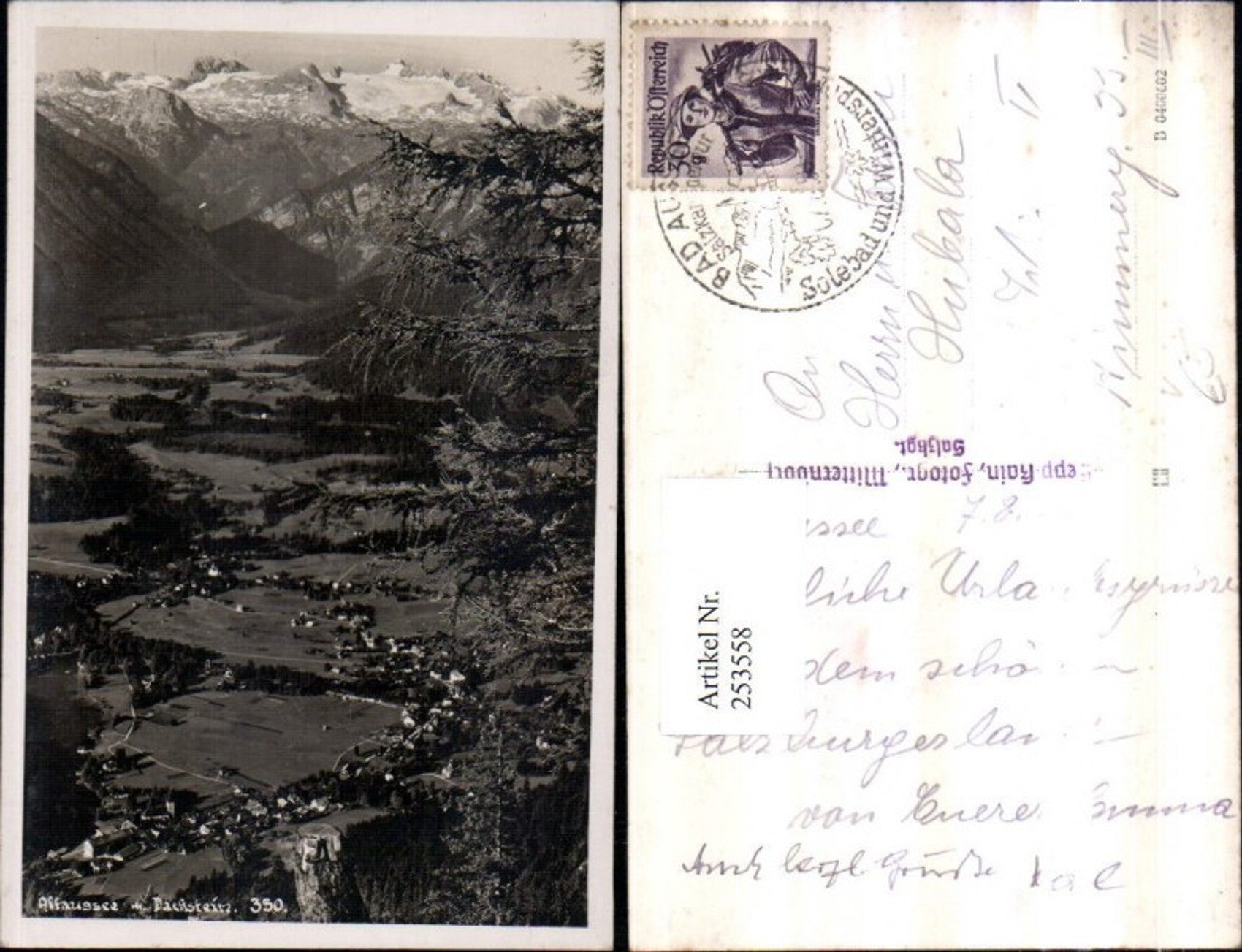 Alte Ansichtskarte – Old Postcard