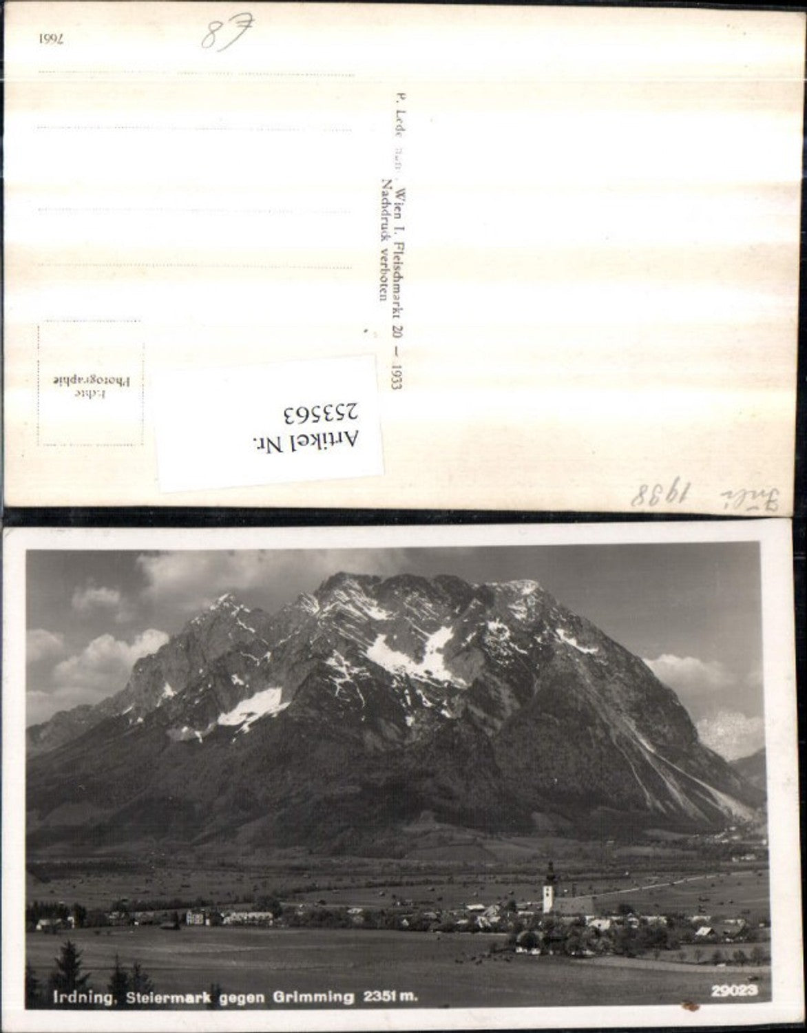 Alte Ansichtskarte – Old Postcard