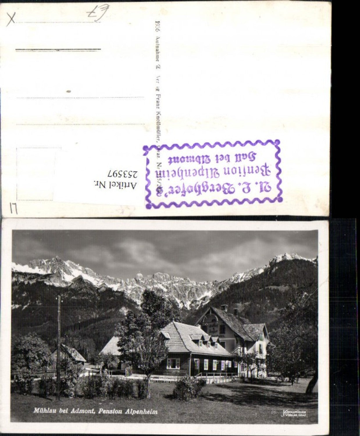 Alte Ansichtskarte – Old Postcard