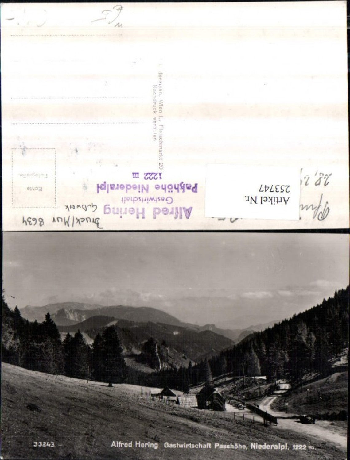 Alte Ansichtskarte – Old Postcard