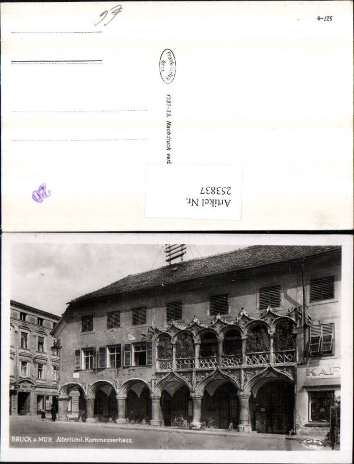 Alte Ansichtskarte – Old Postcard