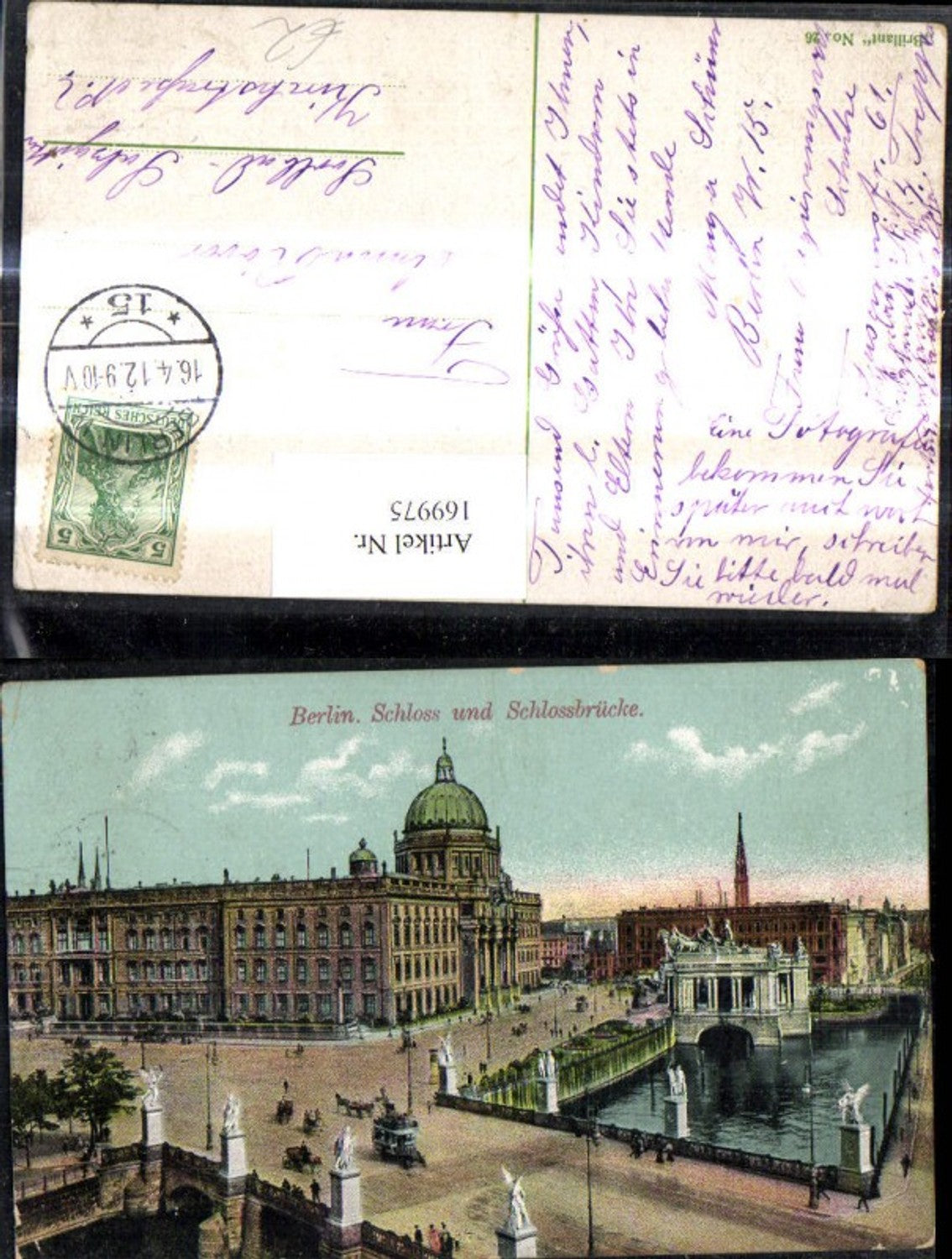 169975,Berlin Schloss u. Schlossbrücke Brücke
