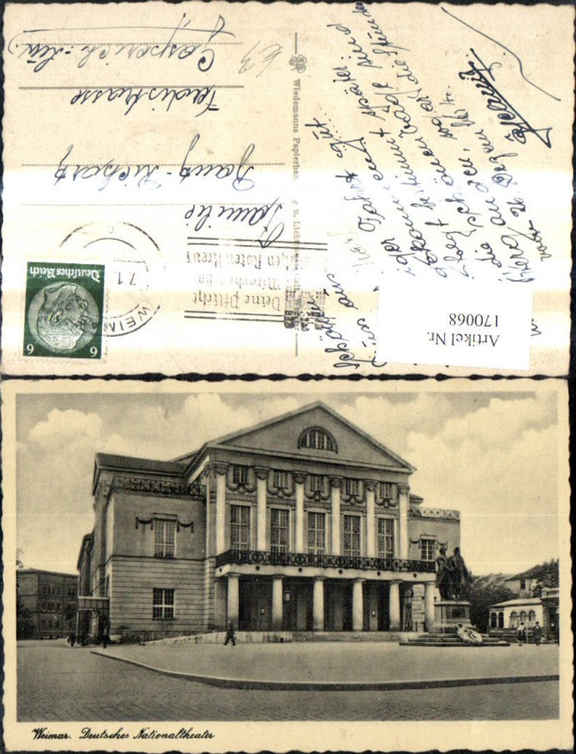 170068,Weimar Deutsches Nationaltheater Theater