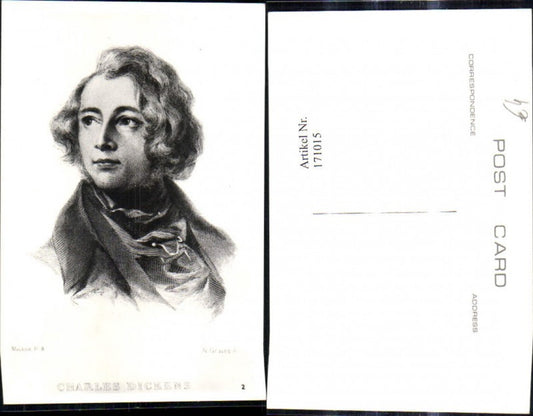 171015,Künstler Ak R. Graves Charles Dickens Schriftsteller