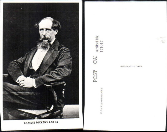 171017,Charles Dickens Schriftsteller Age 52