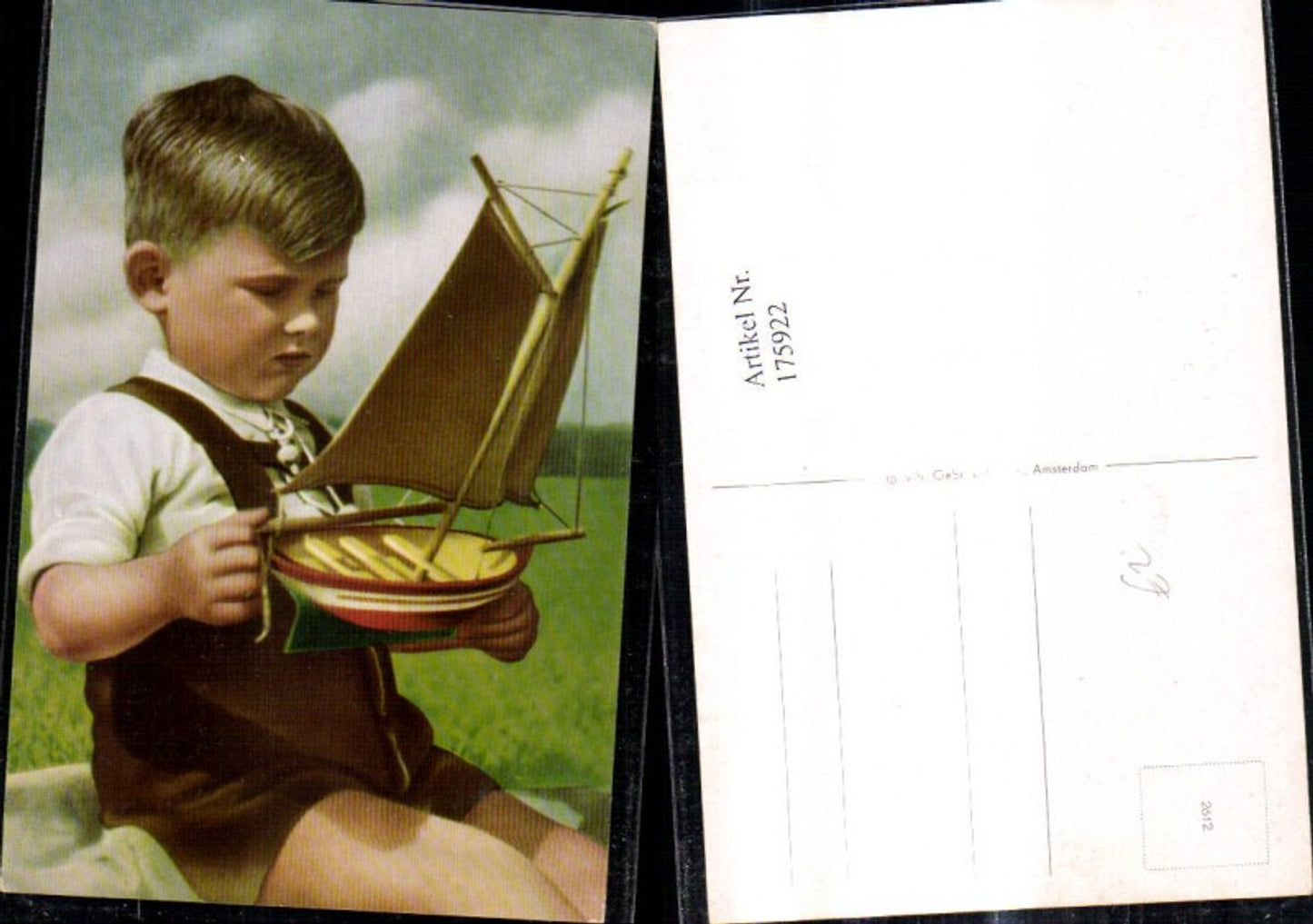 175922, Child boy with toy sailboat, boat, toy boat