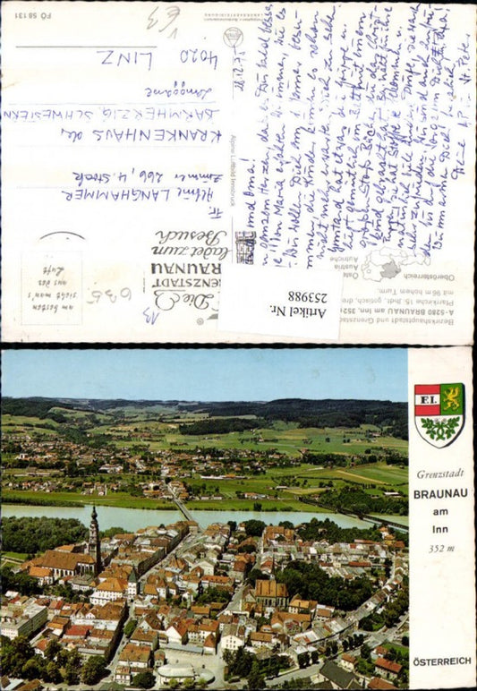 253988,Braunau am Inn Totale pub Alpine Luftbild 58131