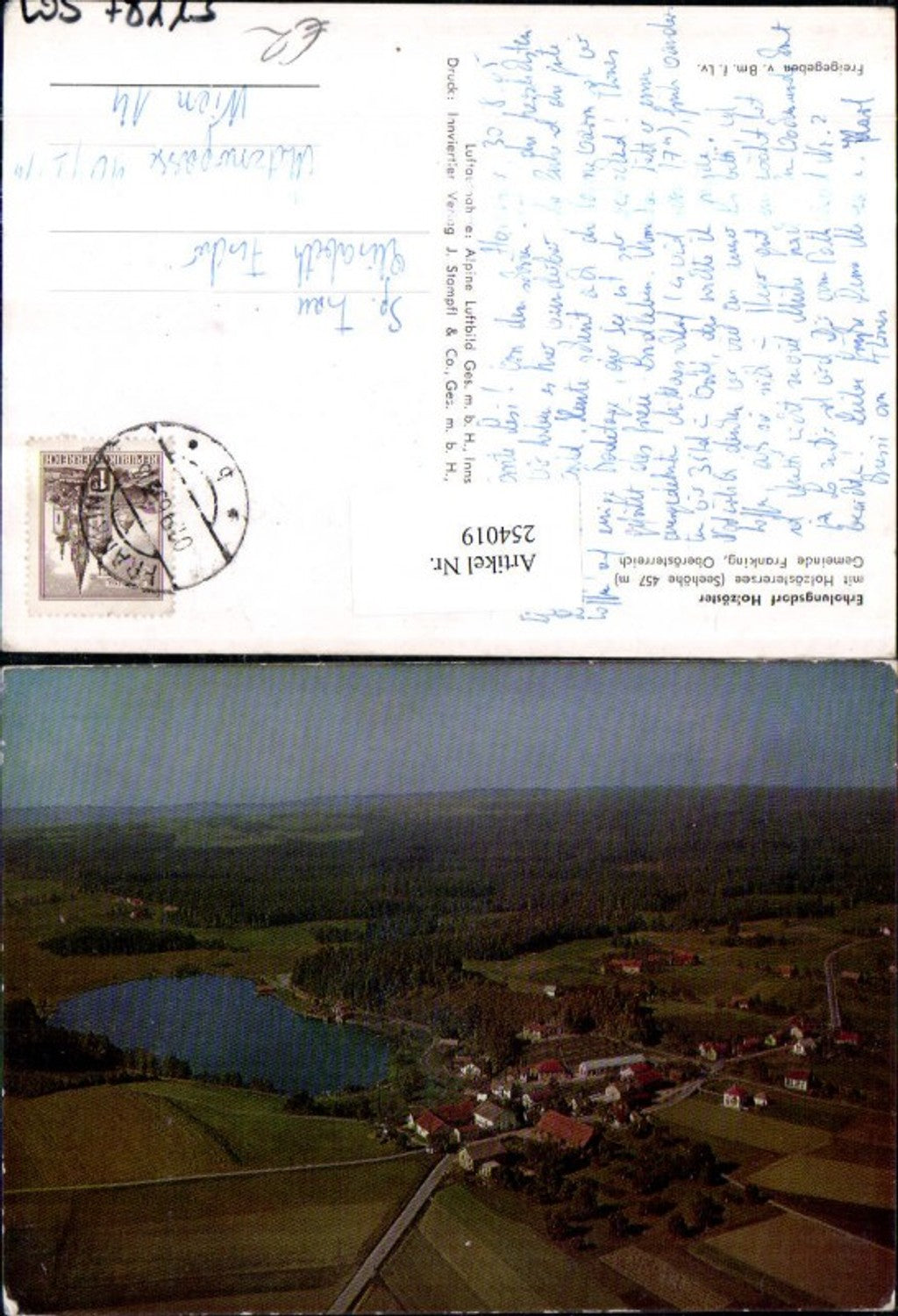 254019,Holzöster Totale m. Holzösterersee b. Franking