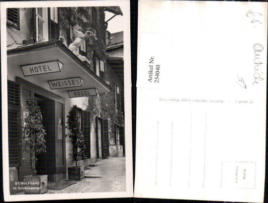 254040,St. Wolfgang Hotel Weißes Rössl Eingang pub Cosy 145a