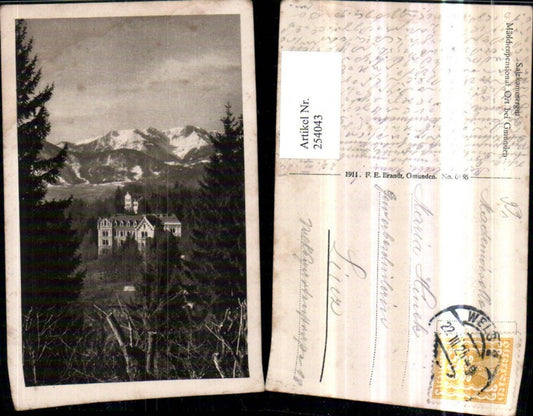 254043,Salzkammergut Mädchenpensionat Ort b. Gmunden pub F. E. Brant 0156