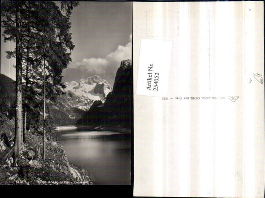 254052,Vorderer Gosausee See b. Gosau Partie m. d. Dachstein Bergkulisse