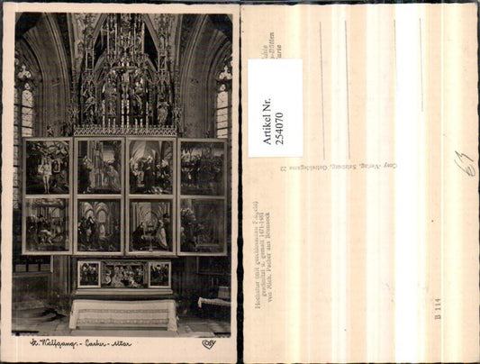 254070,St. Wolfgang Kirche Innenansicht Hochaltar Pacher-Altar pub Cosy