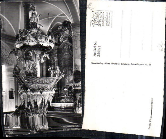 254071,Traunkirchen Kirche Innenansicht Fischer Kanzel pub Cosy 245a