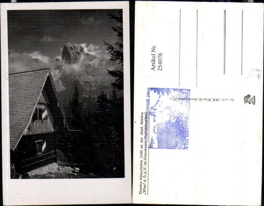 254078,Theodor Körnerhütte im Gosaukamm b. Gosau