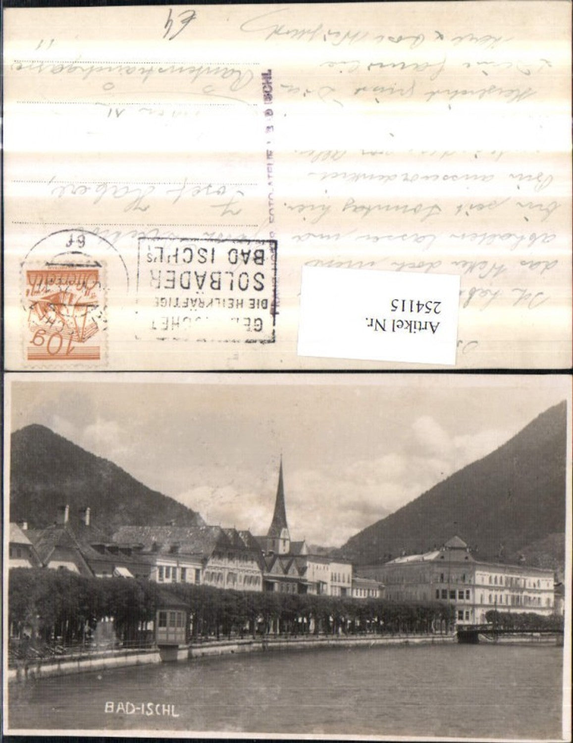 254115,Bad Ischl Teilansicht