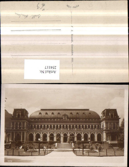 254117,Bad Ischl Kurhaus pub F. E. Brandt 5073