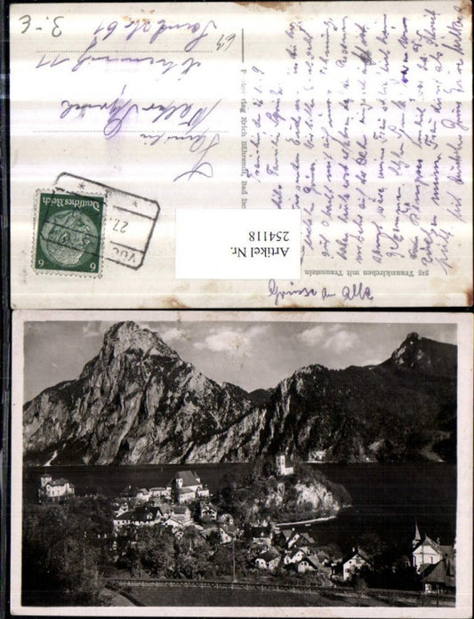 254118,Traunkirchen Totale m. Traunstein