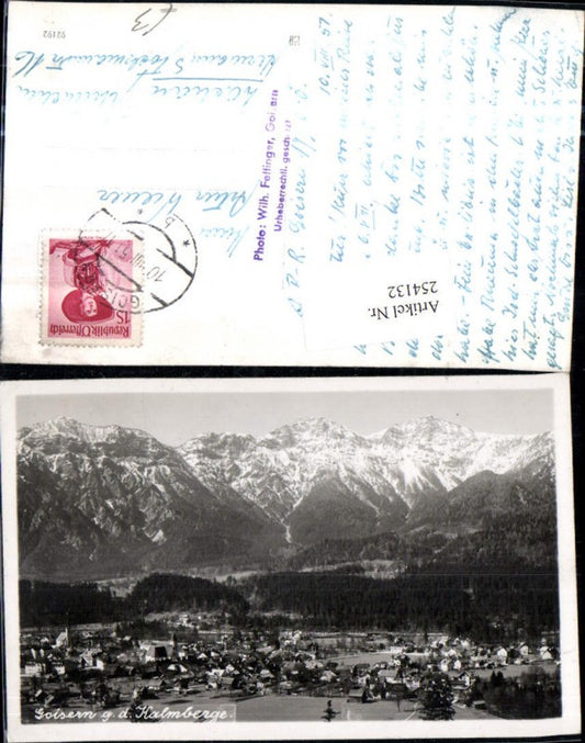 254132,Goisern Totale geg. d. Kalmberge