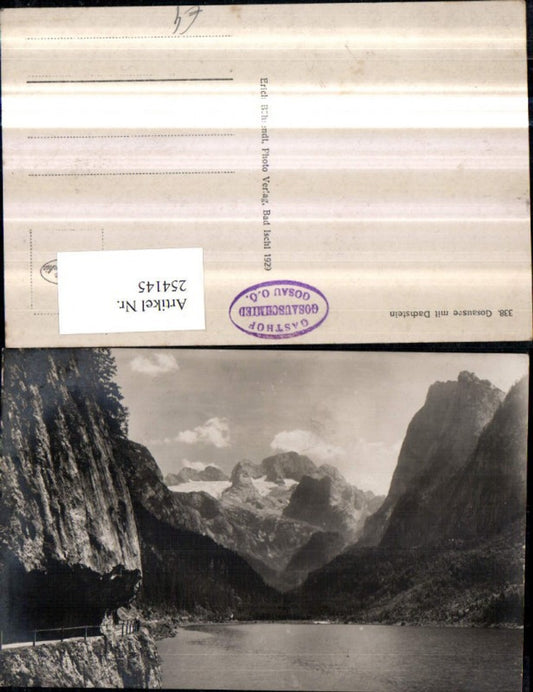 254145,Gosausee See b. Gosau m. Dachstein Bergkulisse