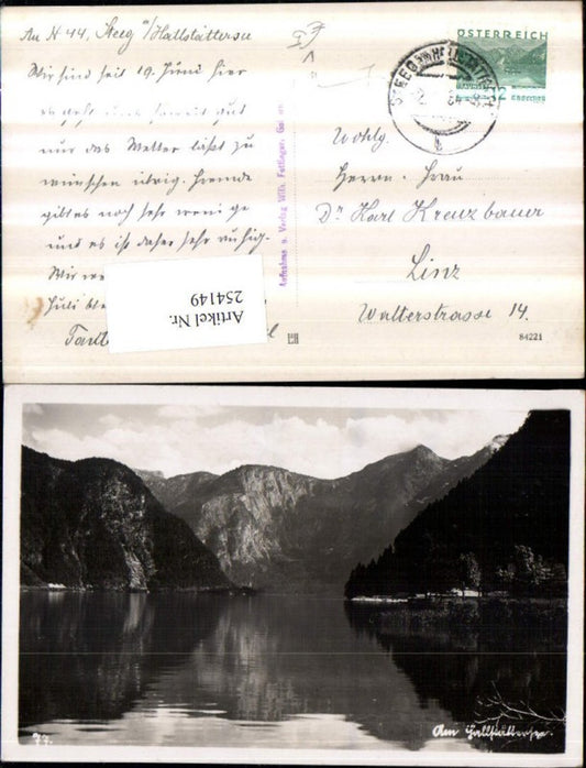 254149,Am Hallstättersee See Bergkulisse b. Hallstatt pub Wilhelm Fettinger 77