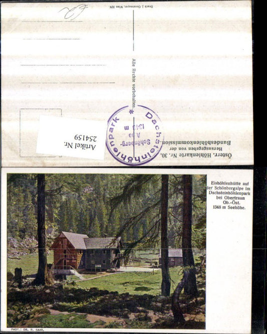 254159,Eishöhlenhütte auf der Schönbergalpe im Dachsteinhöhlenpark b. Obertraun