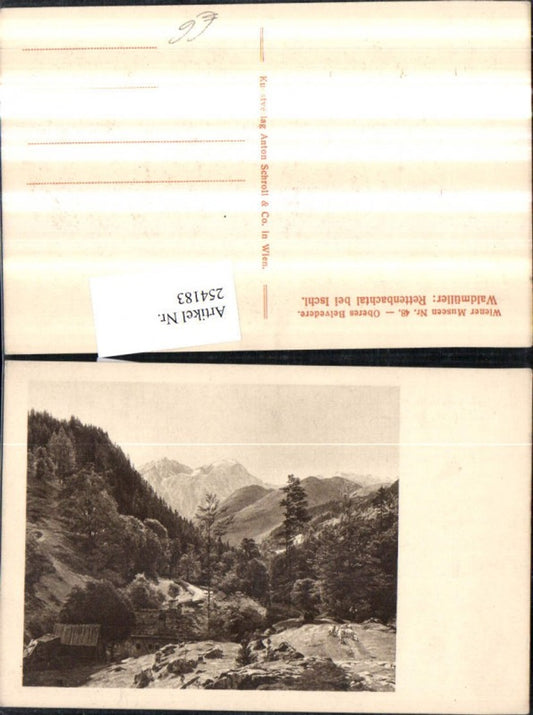 254183,Rettenbachtal b. Bad Ischl Partie Bergkulisse
