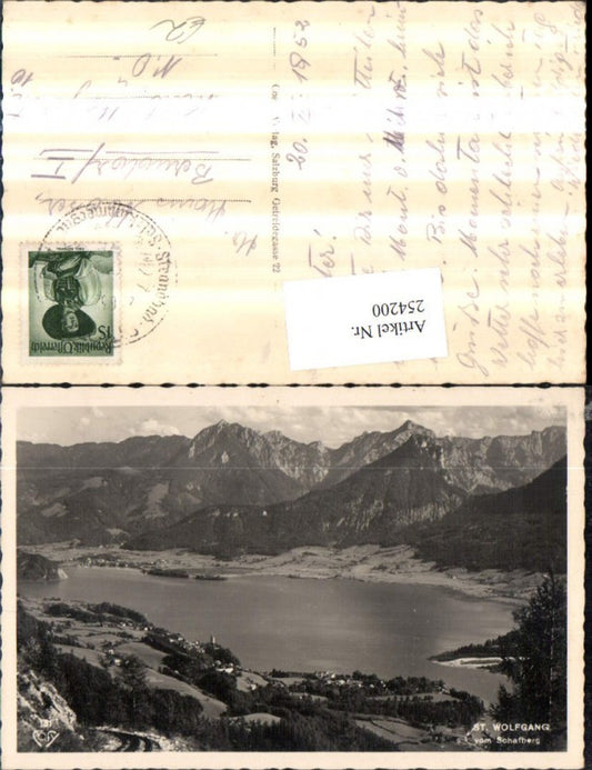 254200,St. Wolfgang Totale vom Schafberg Bergkulisse pub Cosy 131