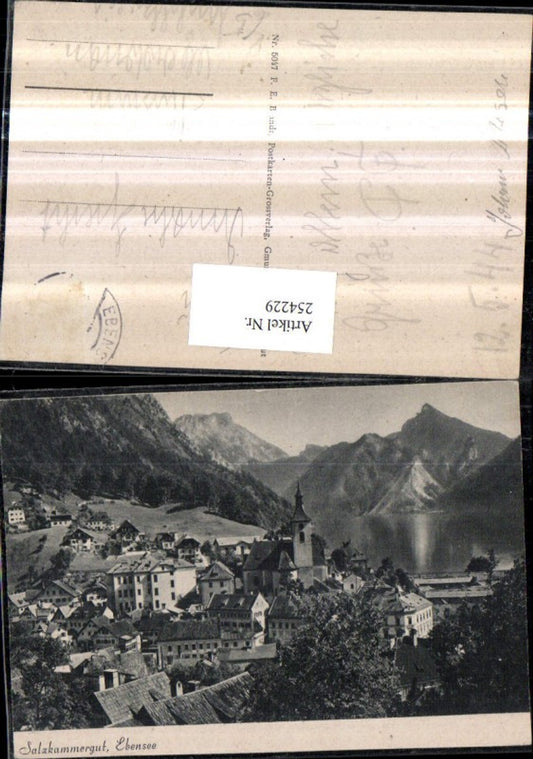 254229,Ebensee Totale Kirche pub F. E. Brandt 5047