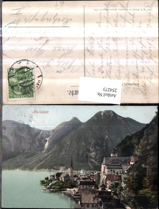 254273,Hallstatt Teilansicht Kirche pub F. E. Brandt 854