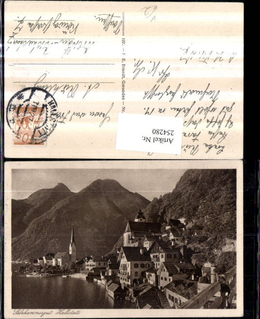 254280,Hallstatt Teilansicht Kirche pub F. E. Brandt 032